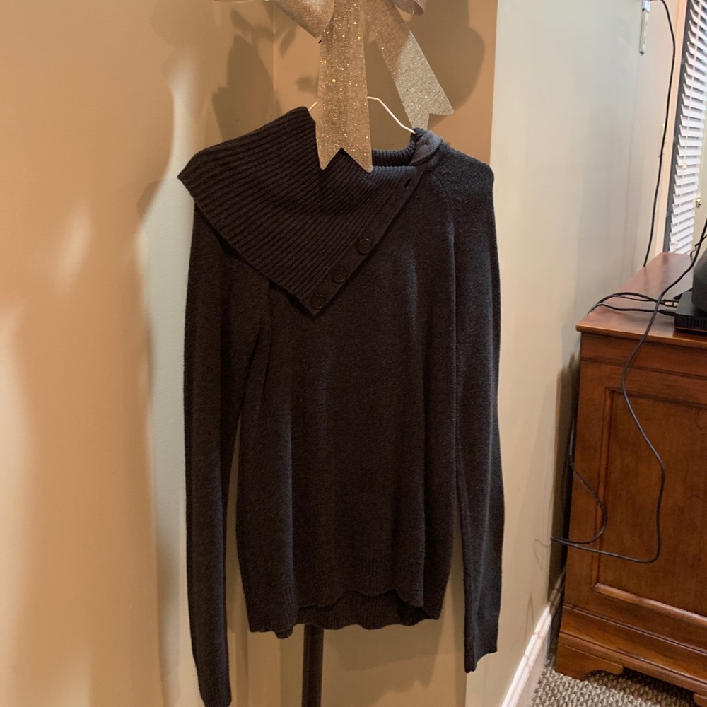 Gap Grey Button Collar - image 1